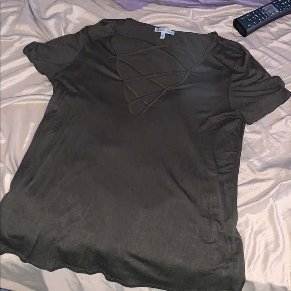 Criss cross t shirt